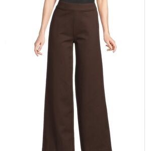 Rag and Bone Iris Ponte Wide Leg Pant - Espresso